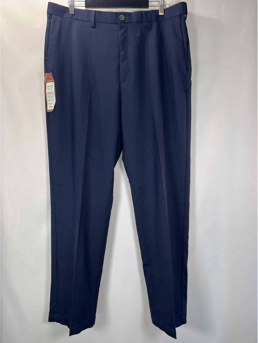 NWT Haggar Classic Fit Cool 18 Dress Pants Men's Waist 40 x 32